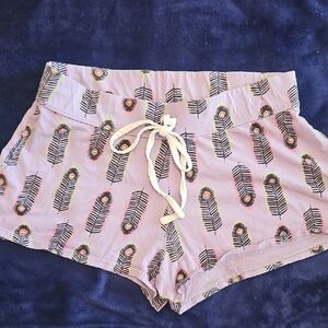 Peacock Feather Print Women's Shorts